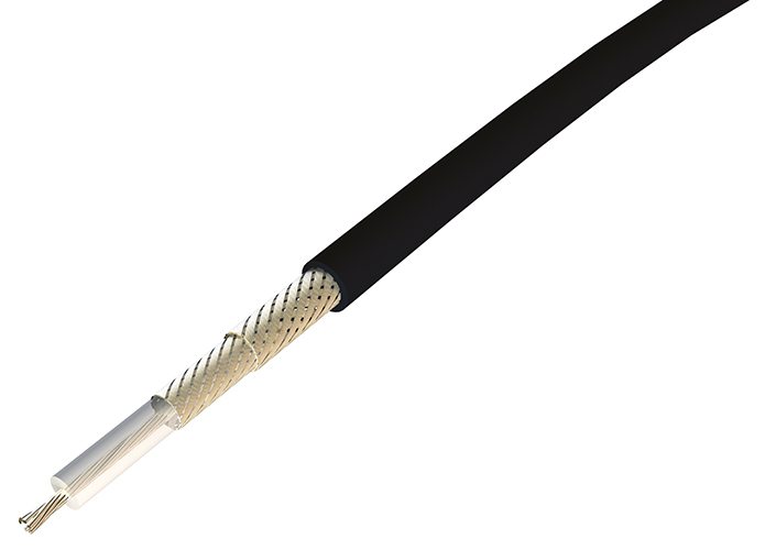 RS PRO, 25 m 50 Ω Black