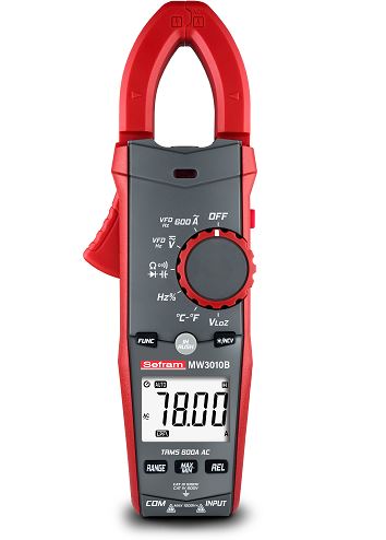 Sefram MW3010B Clamp Meters, Max Current 600A ac CAT III 1000 V V, CAT IV 600V V