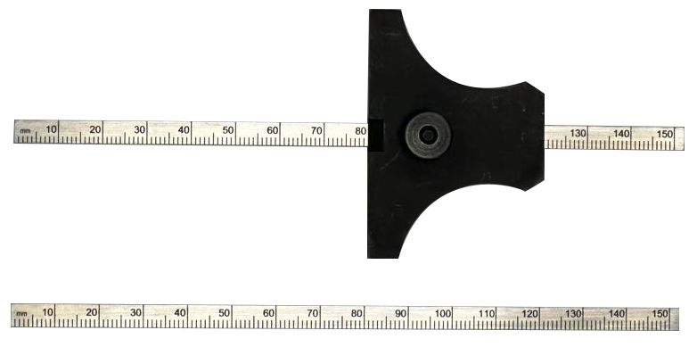 RS PRO 134mm Metric Depth Gauge, Steel, 47g
