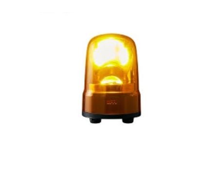 Patlite SK Series Amber Sounder Beacon, 12→24 VDC, IP23 (IP65: with rubber gasket 'SZW-103'), Base Mount