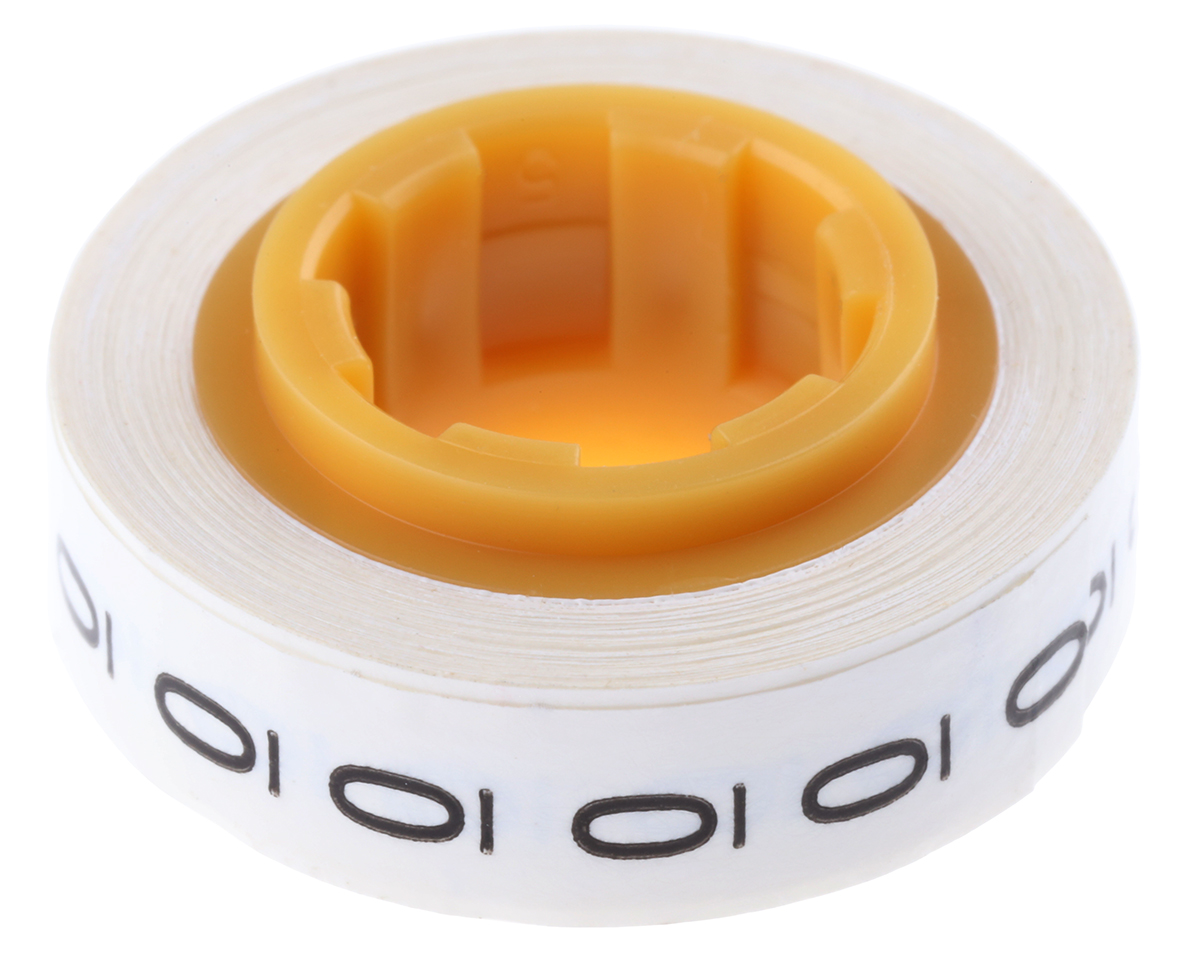 3M Adhesive Cable Markers, Pre-printed "0", SDR 0-89200