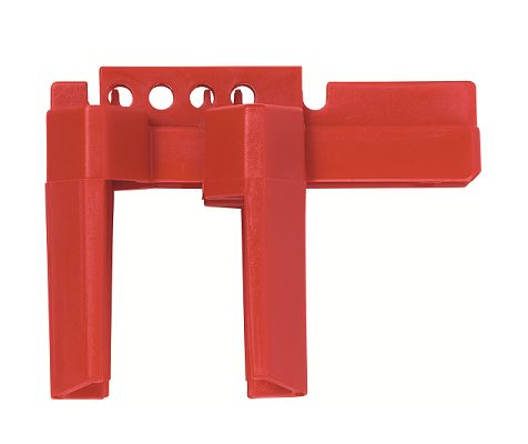 ABUS Red Polypropylene Ball Valve Lockout, 203.2mm Attachment