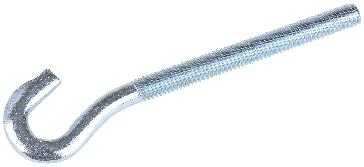 RS PRO Carbon Steel Anchor Bolt M8 x 98mm, 8mm Fixing Hole