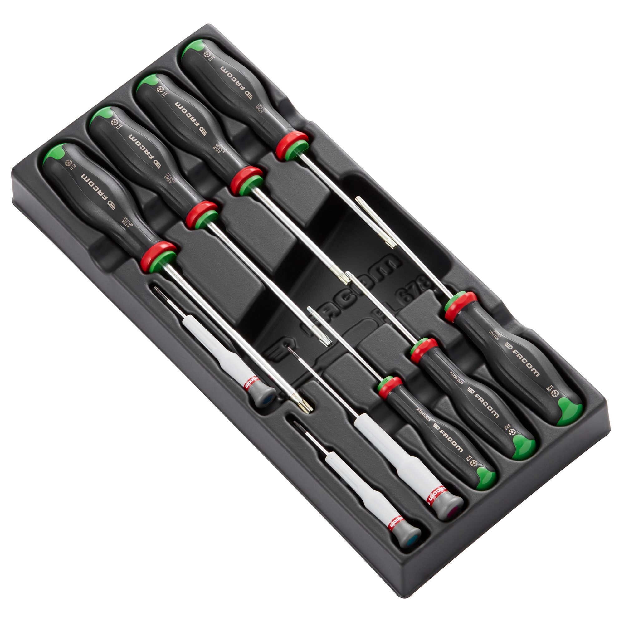 Facom Precision & Standard Screwdriver Set, 10-Piece