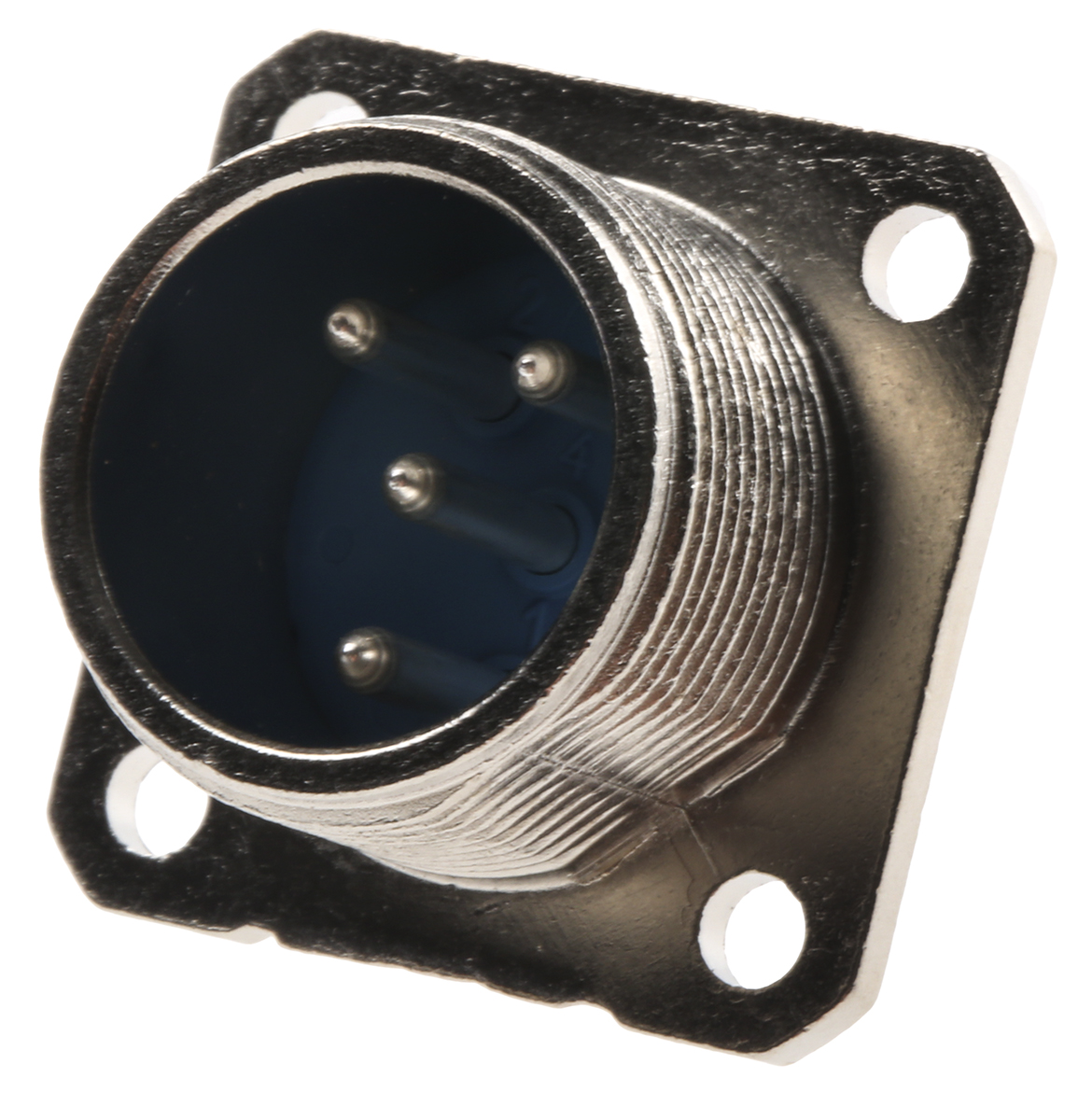 Jaeger Circular Connector, 4 Contacts, Panel, Standard Connector, Male, IP65