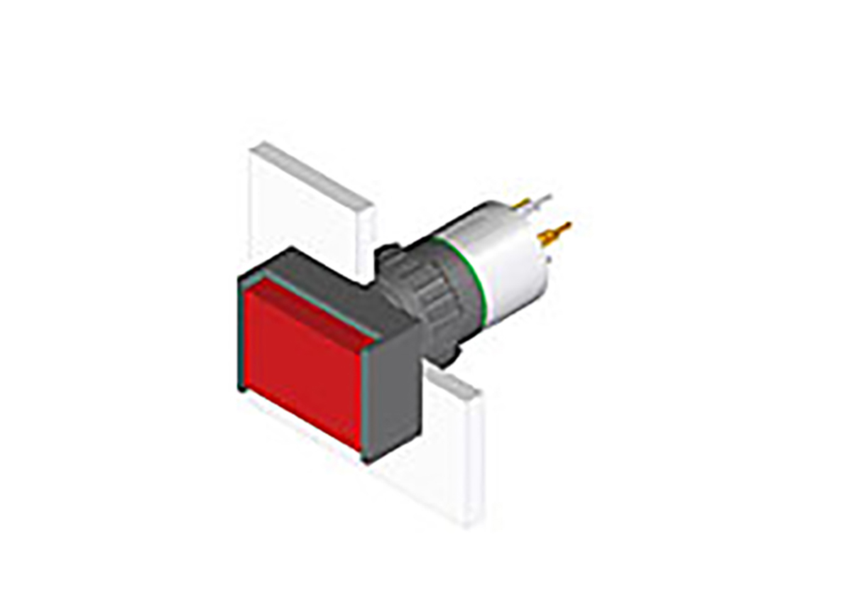 EAO Illuminated Push Button Switch for Use with Series 51 Switches