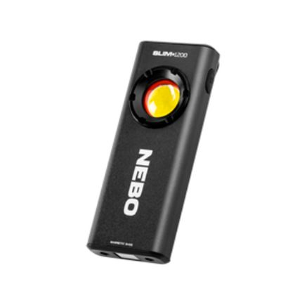 NEBO LED Torch Black - Rechargeable 1200 lumens, 113 mm