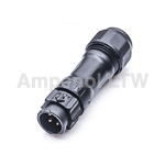 Amphenol Industrial Circular Connector, 4 Contacts, Cable, Standard Connector, Plug, Male, IP68, X-LOK Series