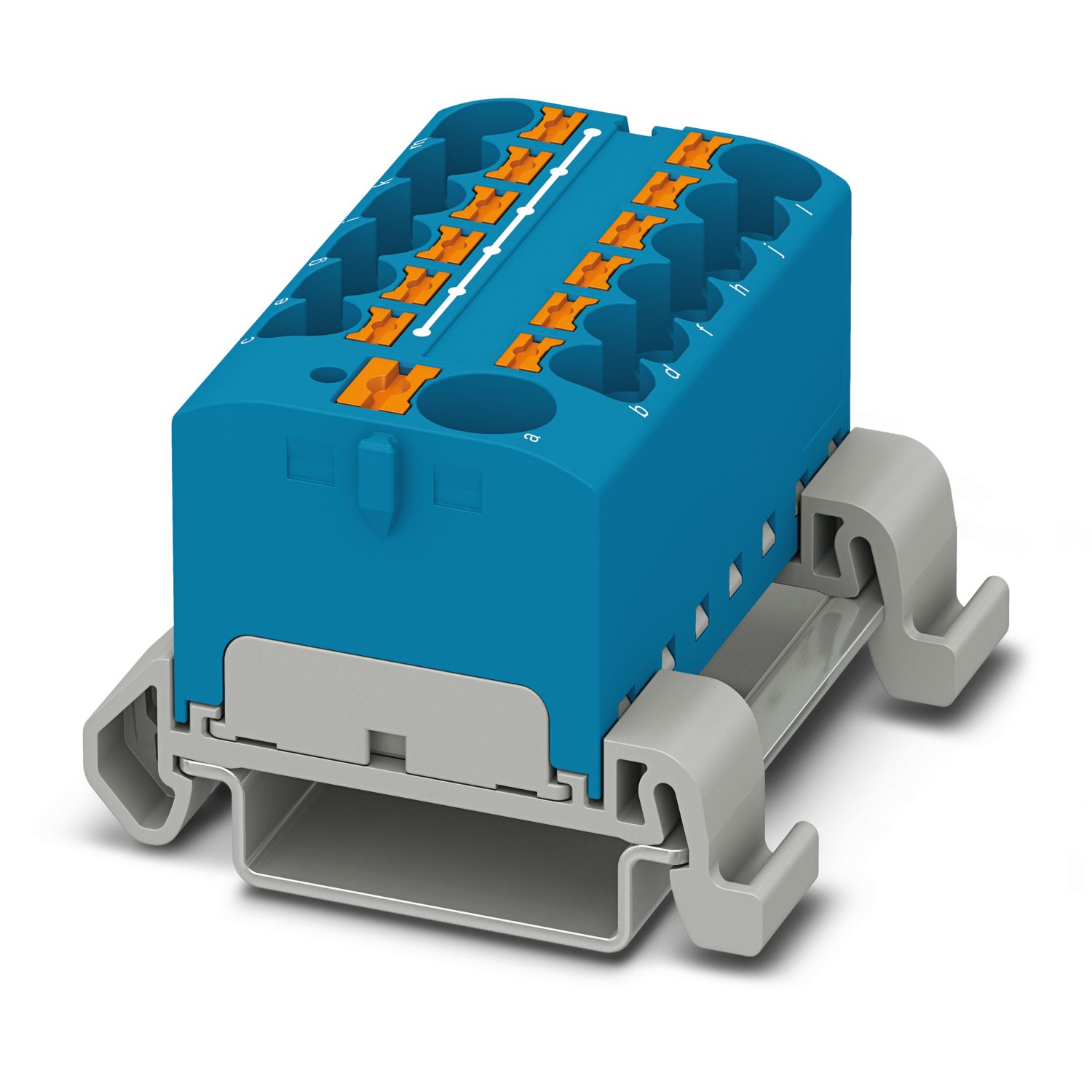 Phoenix Contact Distribution Block, 13 Way, 0.2 → 6mm², 32A, 800 V, Blue