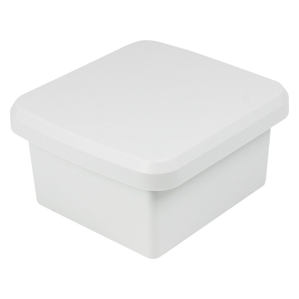 CAMDENBOSS 73 Series White ASA General Purpose Enclosure, IP68, White Lid, 155x145x80mm