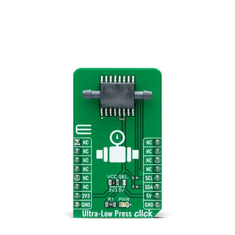 MikroElektronika Ultra-Low Press Click Pressure Sensor Add On Board for SM8436 mikroBUS Socket