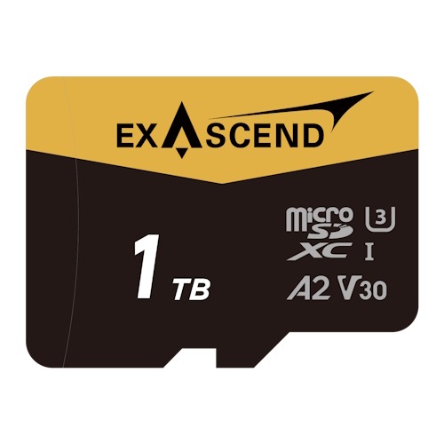 Exascend 1 TB MicroSDXC Micro SD Card, A2, Class 10, UHS-1 (U3), V30