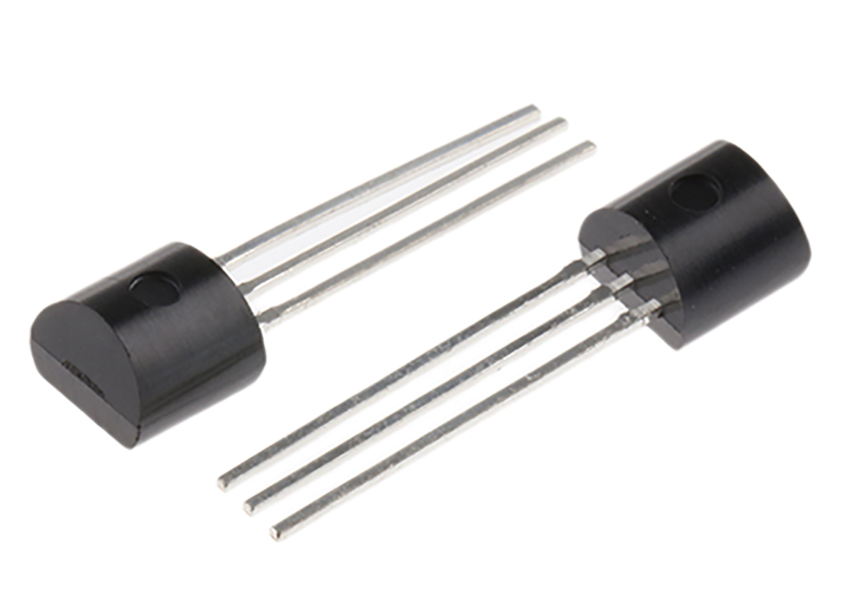 Texas Instruments Temperature Sensor, Voltage Output, Through Hole Mount, Analogue, ±3.8°C, 3 Pins