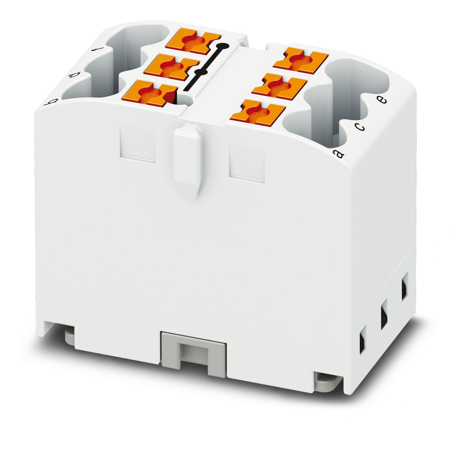 Phoenix Contact Distribution Block, 6 Way, 4mm², 24A, 450 V, White