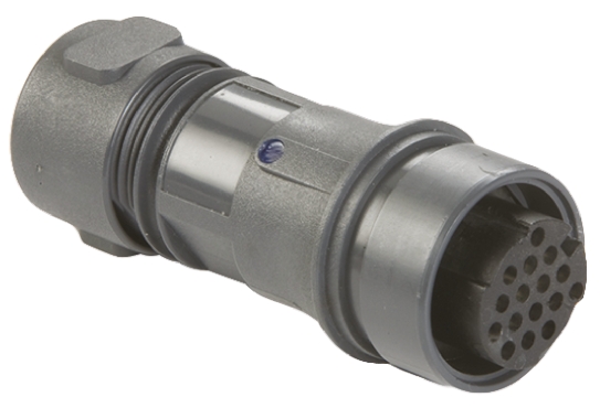 Bulgin Circular Connector, 16 Contacts, Cable, Standard Connector, Socket, Female, IP68, IP69K, IP66, Buccaneer 6000