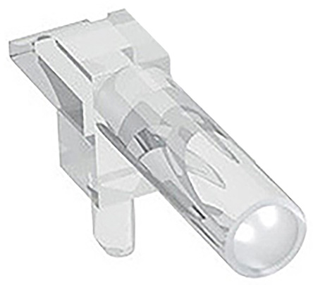 1271.2001 MENTOR, PCB Mounted Right Angle LED Light Pipe, Clear Round Lens