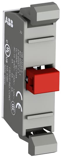 ABB MCBL Series Contact Block, 125V ac/dc, 1NO