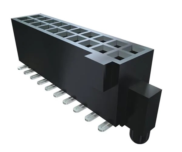 Samtec TFC Series Vertical Surface PCB Header, 20 Contact(s), 1.27 mm Pitch, 2 Row, Shrouded