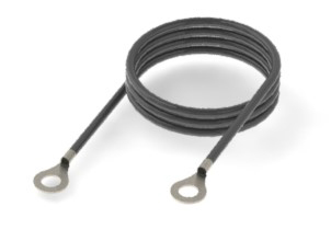 Arcol HSC500 Series Black 3 mm² Hook Up Wire, 12 AWG, 19/0.45 mm, 500mm, PTFE Insulation, HSC500-6-BLACK