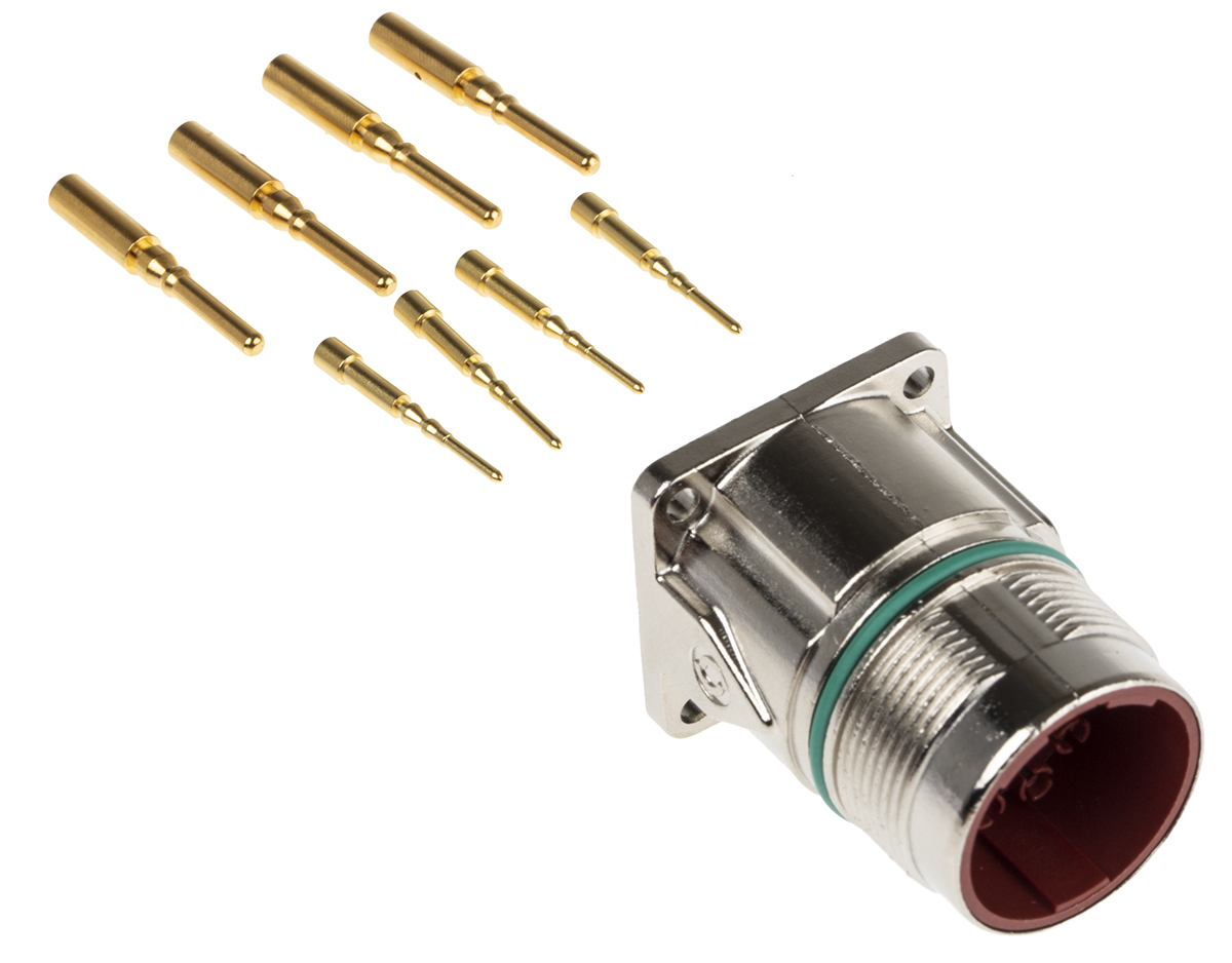 Lapp Circular Connector, 8 Contacts, Panel, M23 Connector, Plug, Male, IP68, POWER LS 1 Series