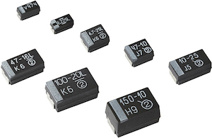 Vishay 10μF Tantalum Capacitor 10V dc