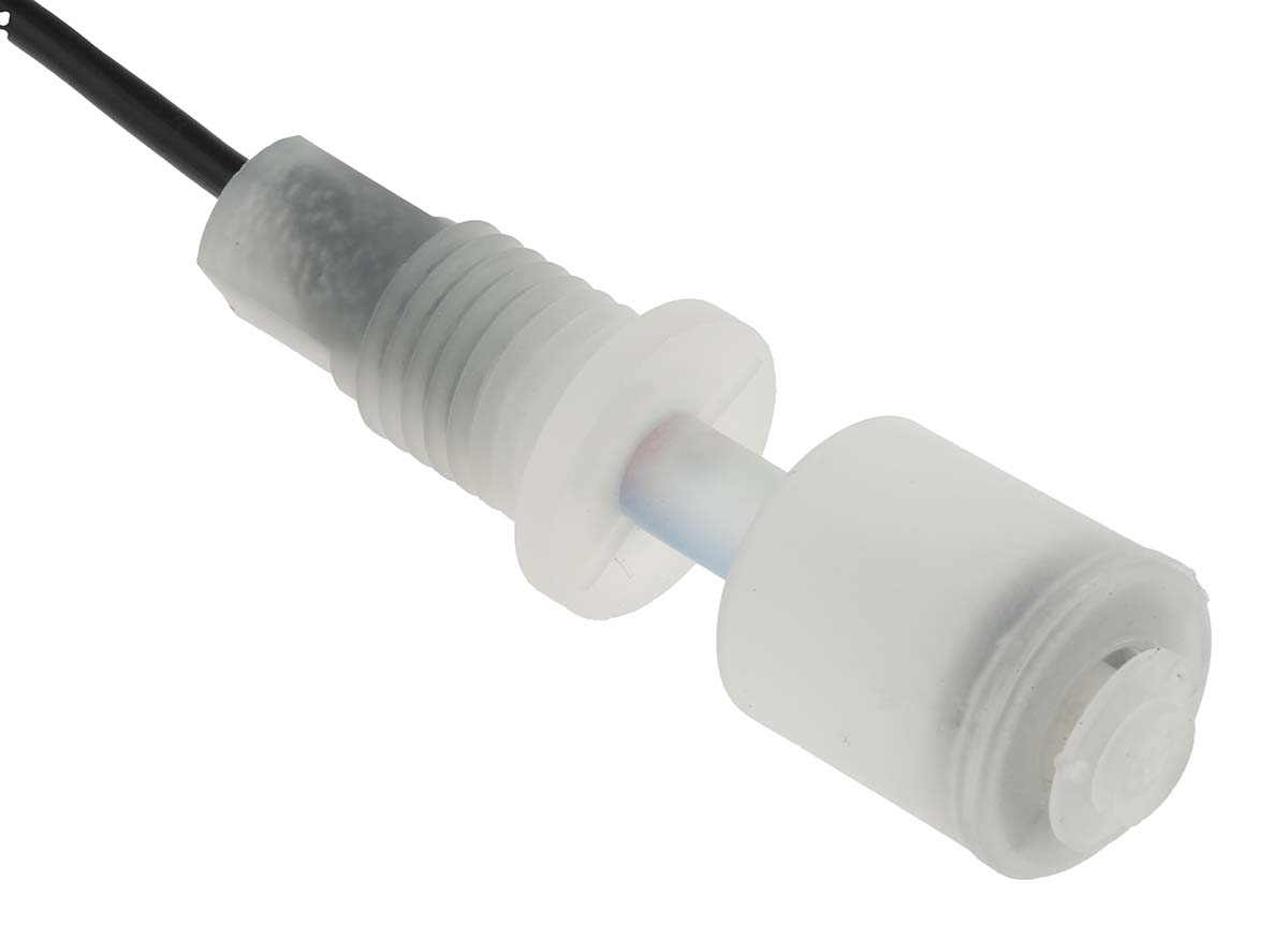 Sensata Cynergy3 RSF100 Series Vertical Polypropylene Float Switch, Float, 1m Cable, NO/NC, 240V ac Max, 120V dc Max