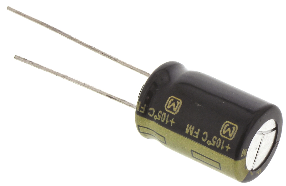 Panasonic 680μF Aluminium Electrolytic Capacitor 16V dc, Radial, Through Hole - EEUFM1C681