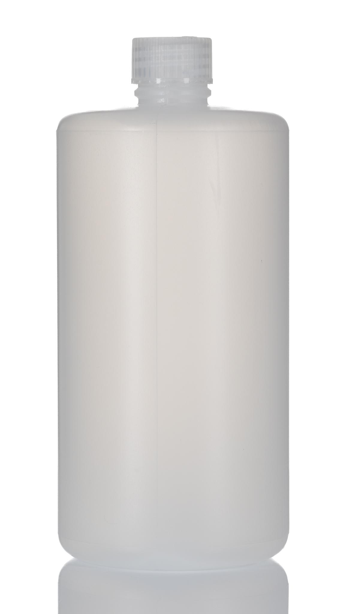 RS PRO 1L HDPE Narrow Neck Storage Bottle
