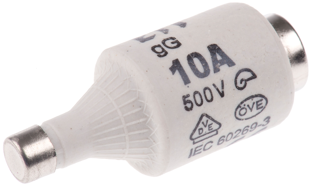 ETI 10A DII Diazed Fuse, E27 Thread Size, gG - gL, 500V ac