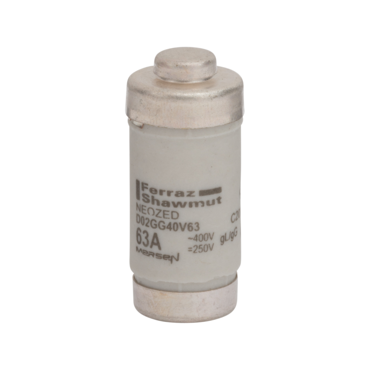 Mersen 63A D02 Neozed Fuse, gG, 400V ac