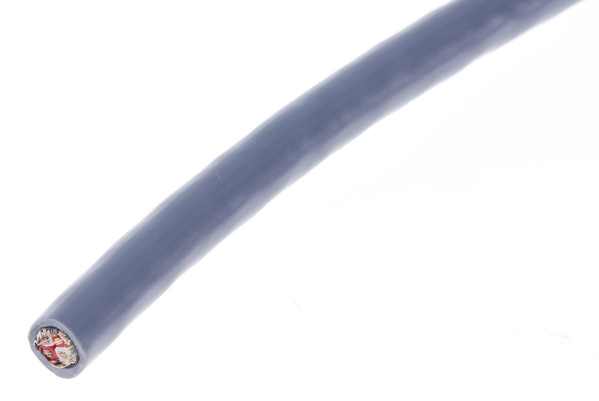 RS PRO Type RTD Thermocouple & Extension Wire, 25m, Screened, PVC Insulation, +80°C Max, 7/0.2mm