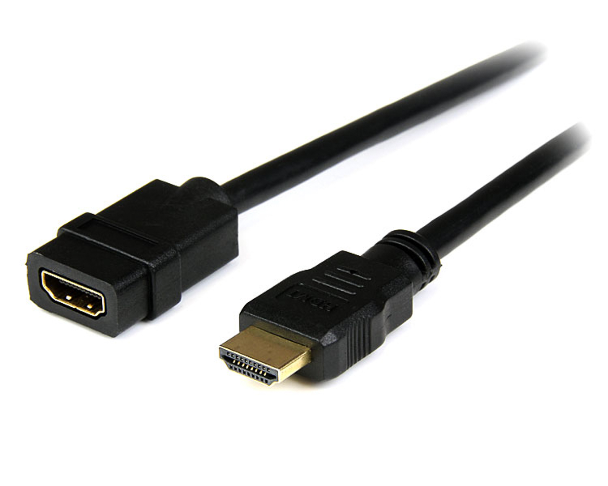 StarTech.com HDMI 1.4, 2m Male HDMI to Female HDMI High Speed 4K @ 30Hz