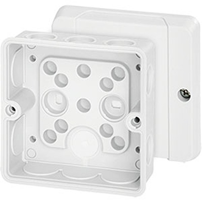 HENSEL DE Series White Polycarbonate Junction Box, IP55, 50 x 88 x 88mm