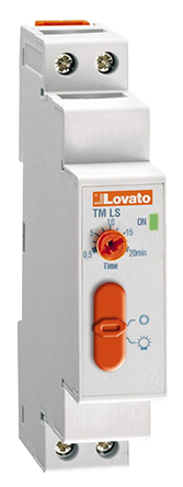 Lovato DIN Rail Mount Timer Relay, 220 → 240V ac, 1-Contact, 0.5 → 20min, 1-Function, SPST