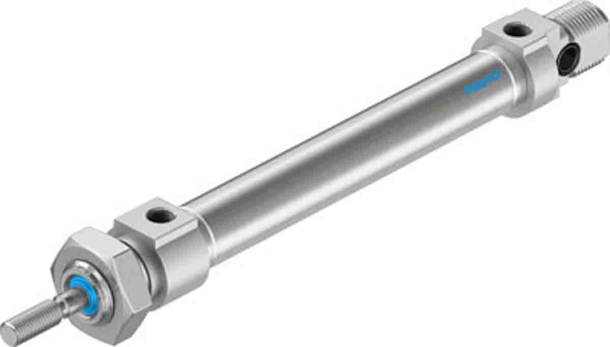 Festo 60 mm Pneumatic Piston Rod Cylinder - 1908254 DSNU-10-60-P-A Series, Double Acting Acting