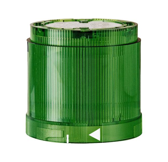 Werma 843 Series Green Flashing Effect Signal Tower for Use with Signal Tower, 24 V dc, LED Bulb, Vdc, IP54