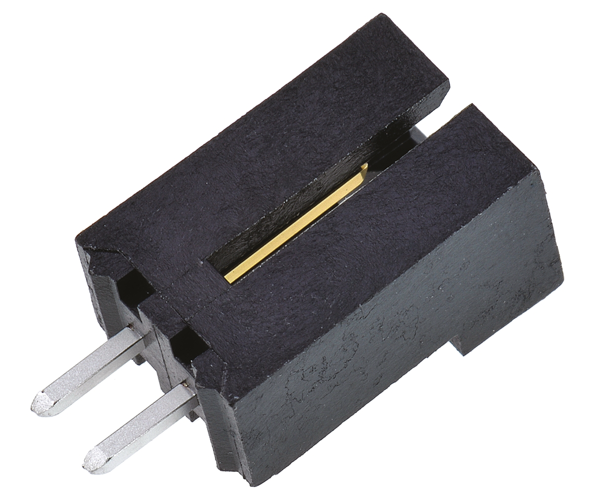 Molex SL Series Straight Through Hole PCB Header, 2 Contact(s), 2.54 mm Pitch, 1 Row, Shrouded