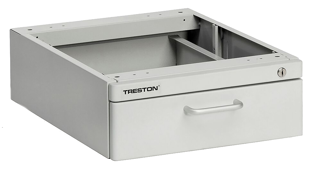 Treston 1 Drawer Unit, 135mm x 370mm x 460mm, Grey