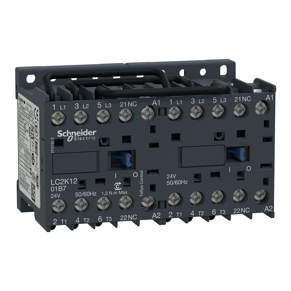 Schneider Electric TeSys K Contactor, 48 V Coil, 3-Pole, 12 A, 4 kW, 3NO