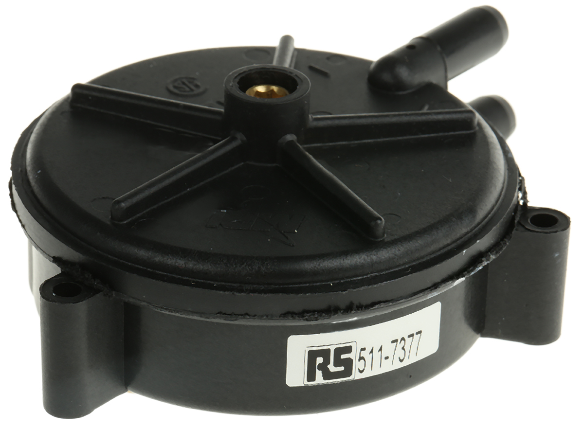 Herga Pressure Sensor, 23.35psi Min, 2.86mbar Max, Differential Reading