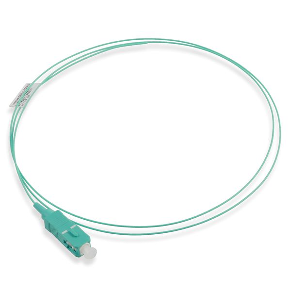 Schneider Electric SC to SC Simplex Multi Mode OM3 Fibre Optic Cable, 50μm, Light Blue, 1m