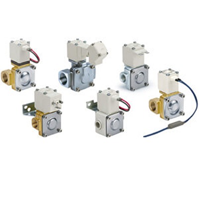 SMC Solenoid Valve VXD232CGA, 2 port(s) , NO, 24 V dc, 1/4in