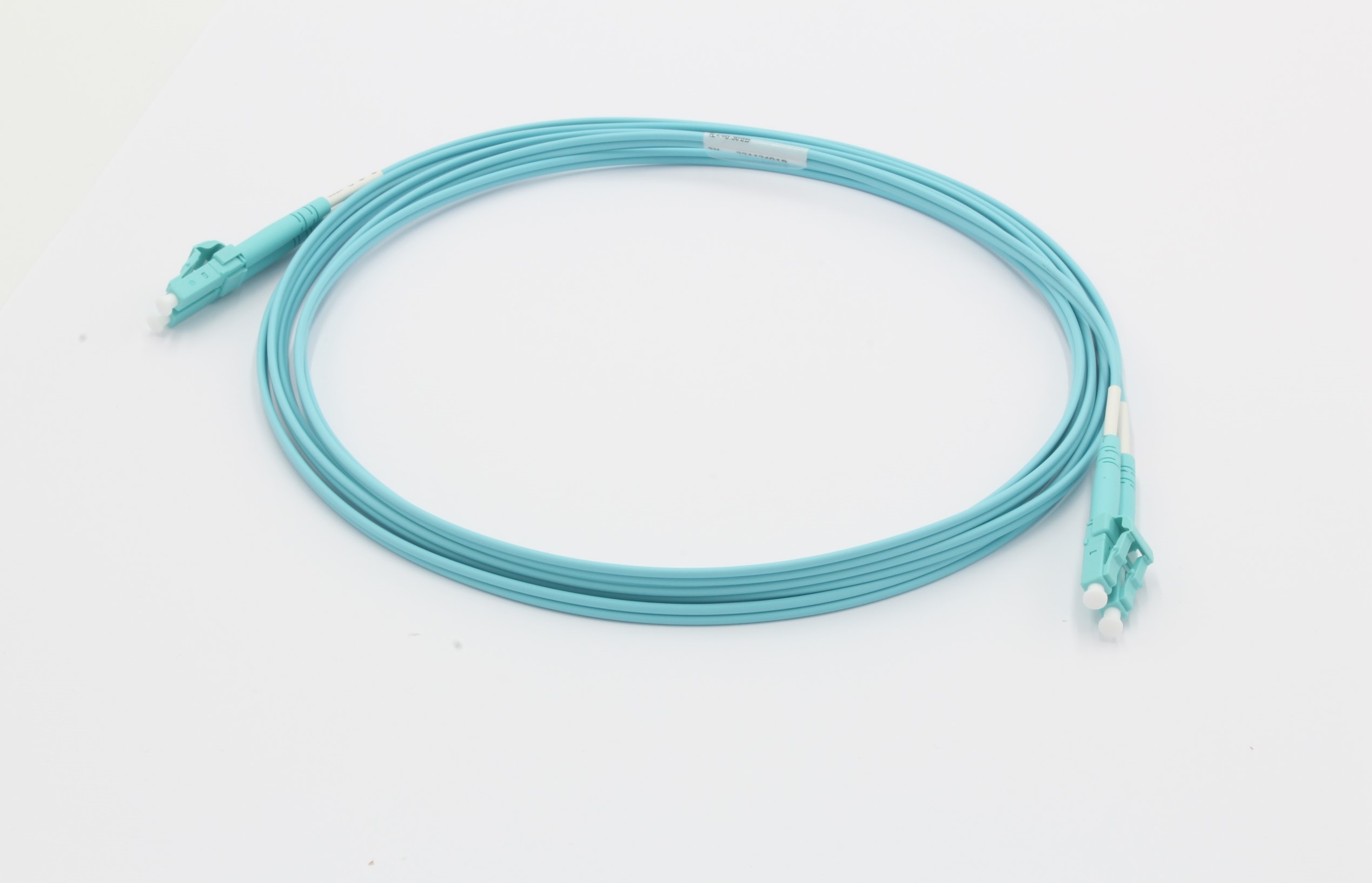 Molex Premise Networks LC to LC Simplex OM3 Multi Mode OM3 Fibre Optic Cable, 50/125μm, Light Blue, 1m