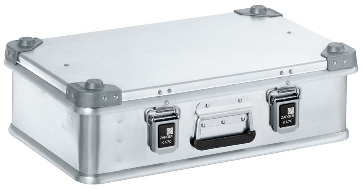 Zarges K 470 Waterproof Metal Equipment case, 180 x 600 x 400mm