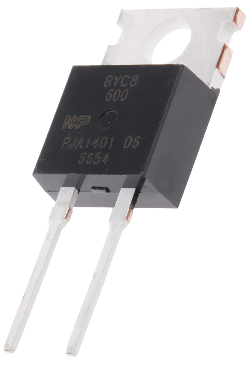 WeEn Semiconductors Co., Ltd 600 V 8 A Diode Switching 2-Pin TO-220 BYC8-600,127