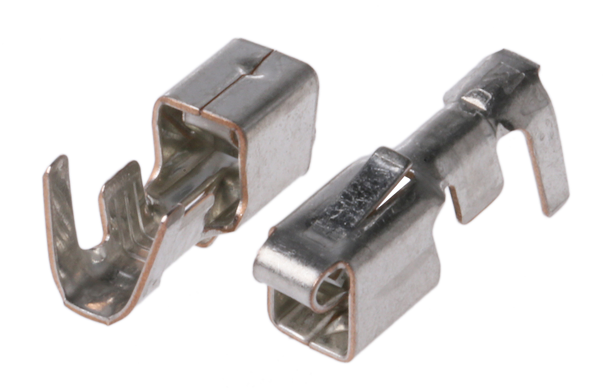 TE Connectivity Economy Power Series Female Crimp Terminal, 22AWG Min, 18AWG Max