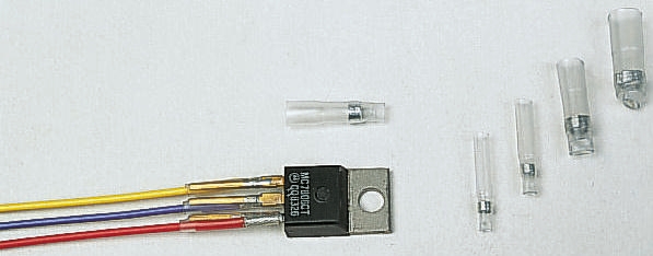 TE Connectivity Transparent Polyolefin Solder Sleeve 16mm Length 0.9 → 2mm Cable Diameter