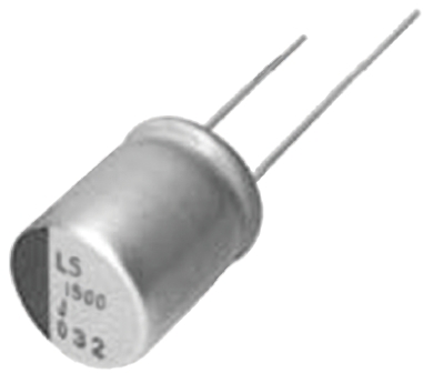 Nichicon 470μF Through Hole Polymer Capacitor, 16V dc