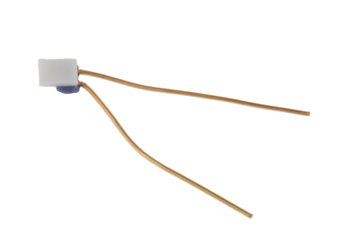 RS PRO PT100 RTD Detector, 1.2mm Dia, 1.6mm Long, Chip, Class A +500°C Max