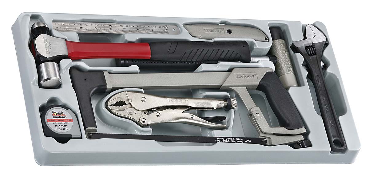 Teng Tools 9 Piece Automotive Tool Kit with PS Tray